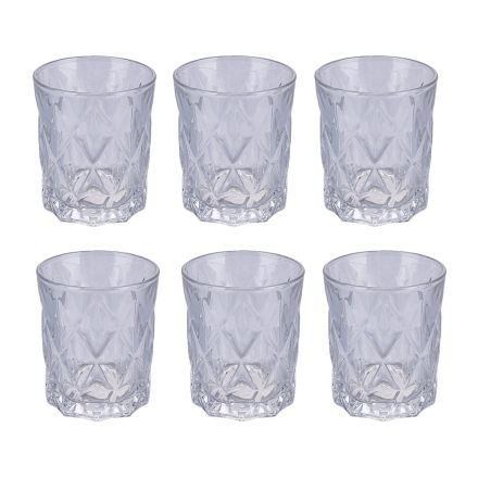 Set med 12 vattenglas 300 ml i Crafted Glass - Cup Viadurini