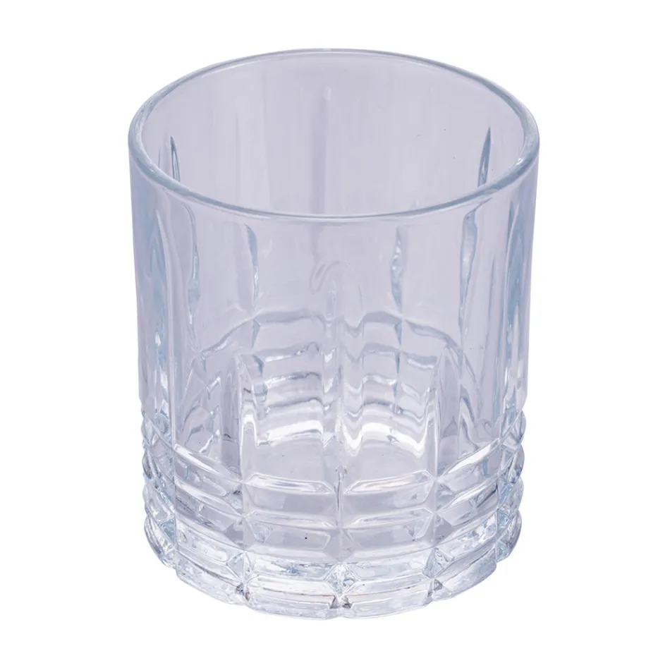 Set med 12 vattenglas 320 ml i Crafted Glass - Cup Viadurini