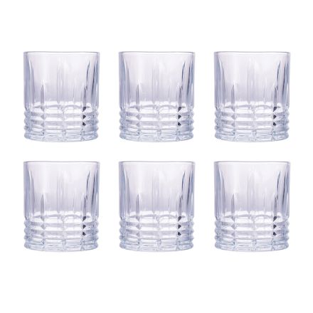 Set med 12 vattenglas 320 ml i Crafted Glass - Cup Viadurini