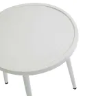 Set om 2 fåtöljer med aluminiumbord i olika utföranden - Souvenir Viadurini