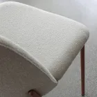 Set med 2 vardagsrumsstolar i tyg och metall tillverkade i Italien - murgröna Viadurini