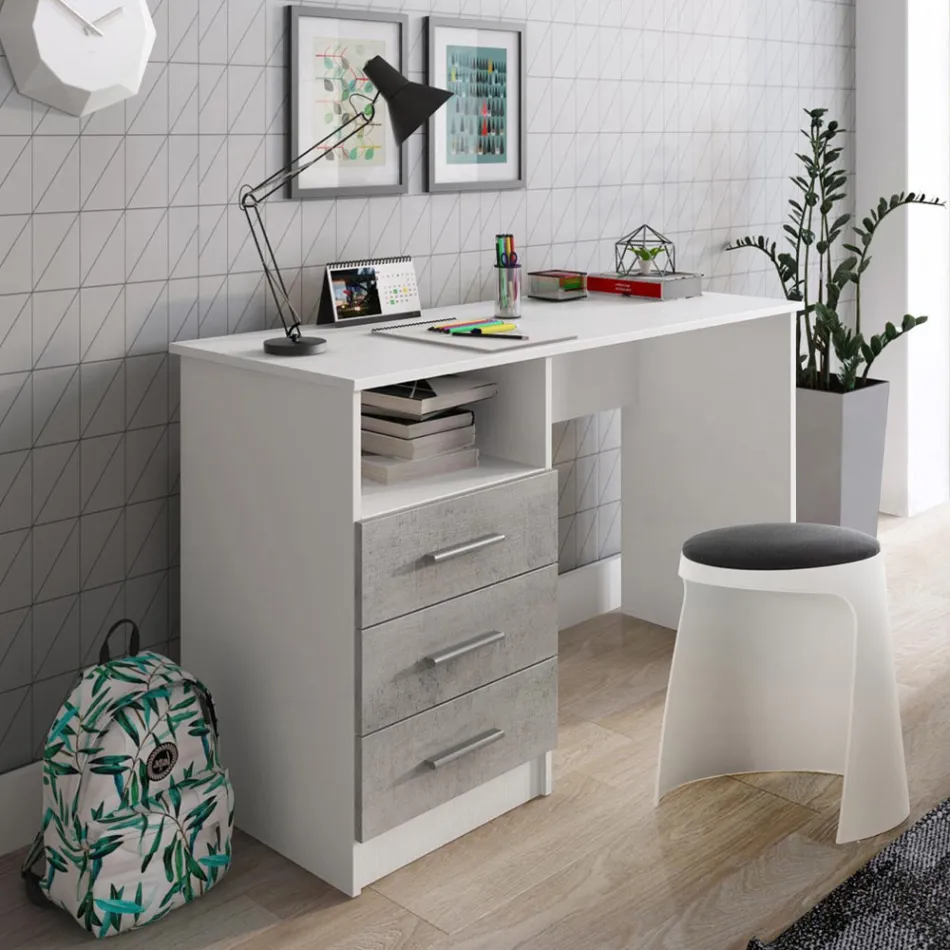 Set med 2 polypropen pallar och tyg sits - ansjovis Viadurini