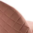 Set med 4 stolar i sammetseffekt mikrofibertyg - Terbio Viadurini