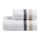 Serenity dubbel volang bomullsfrotté Gästansiktshandduksset Viadurini