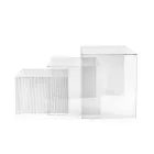 Set med tre hopfällbara plexiglasbord tillverkade i Italien - Leandro Viadurini