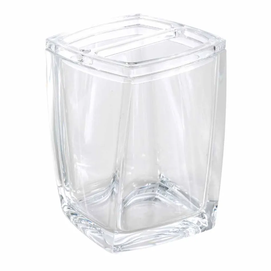 Torraca set dispenser + tumbler + tvålfat för badrumsdesign Viadurini