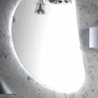 Trä uppsättning design hängande badrumsmöbler gjorda i Italien :-( Viadurini