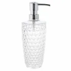 Set för badrumsdispenser + glas + modernt tvålfat Netro Viadurini