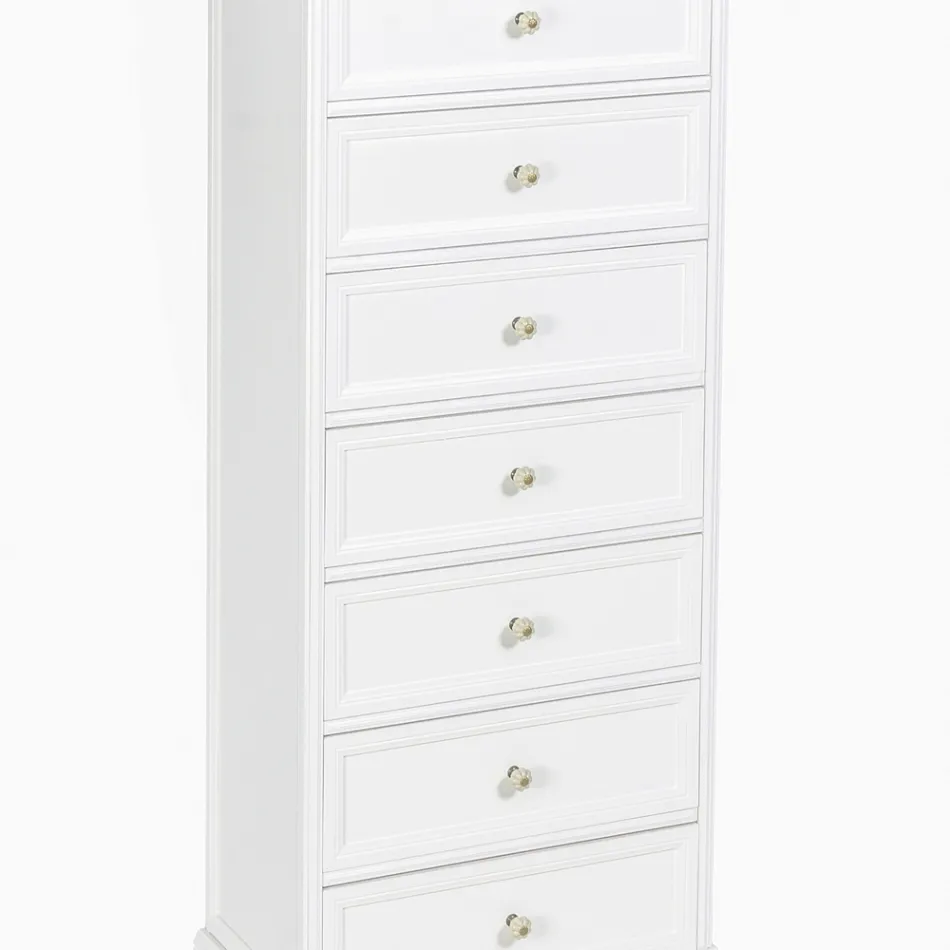 Kommod i massivt trä med olika ytbehandlingar tillverkad i Italien - Nortia Viadurini