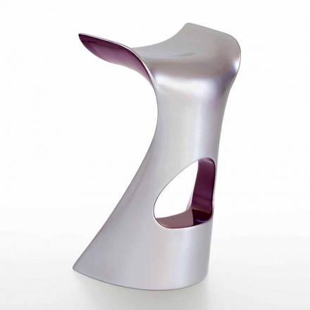 Modern högdesignpall i polyeten - Koncord Next av Slide Viadurini