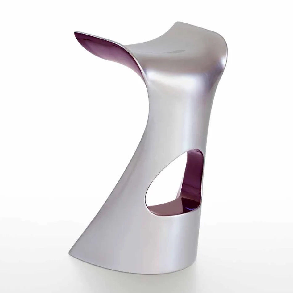 Modern högdesignpall i polyeten - Koncord Next av Slide Viadurini