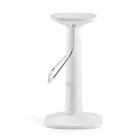 Högdesignad pall i polyeten och rostfritt stål Tillverkad i Italien - Pito Viadurini