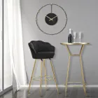 Hög pall i gyllene järn med säte täckt i sammet - Annina Viadurini