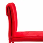 Modern design barstol Amos, handgjord i Italien Viadurini