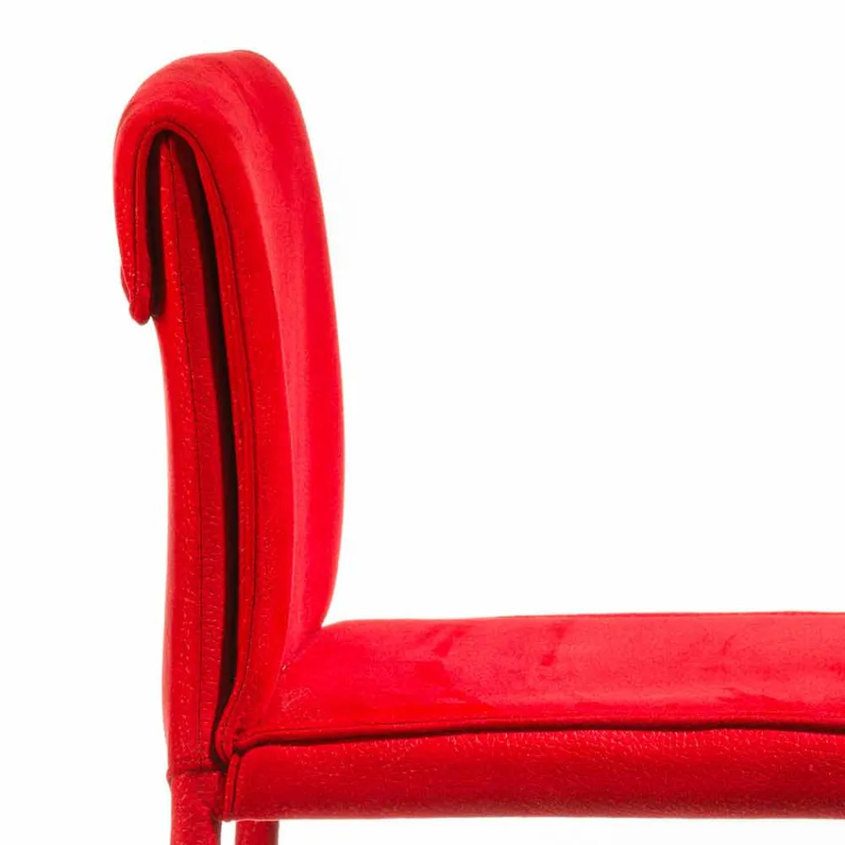 Modern design barstol Amos, handgjord i Italien Viadurini