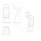 Wing Vondom modern design barstol i polyeten Viadurini