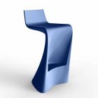 Wing Vondom modern design barstol i polyeten Viadurini