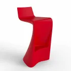 Wing Vondom modern design barstol i polyeten Viadurini