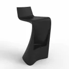 Wing Vondom modern design barstol i polyeten Viadurini