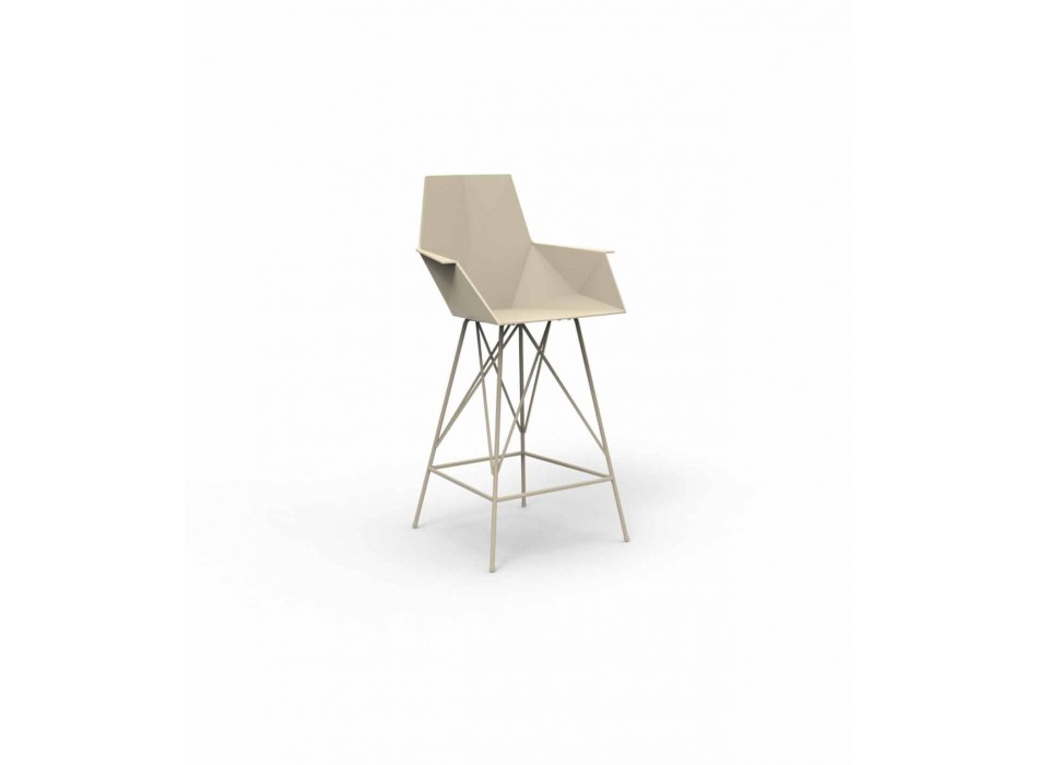 Faz Vondom trädstol med armstöd, H 102 cm, modern design Viadurini