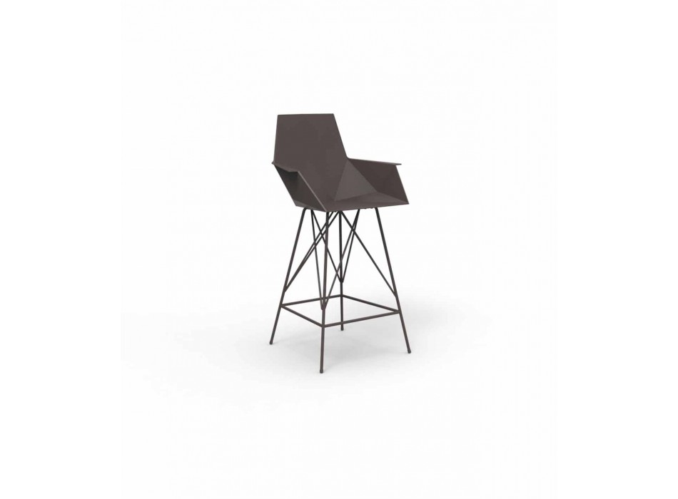 Faz Vondom trädstol med armstöd, H 102 cm, modern design Viadurini