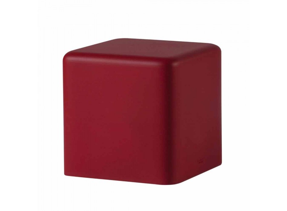 Mjuk polyuretan kubstoll Slide Soft Cube design gjord i Italien Viadurini