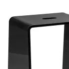Penelope - Svart plexiglas designer badrumspall tillverkad i Italien Viadurini