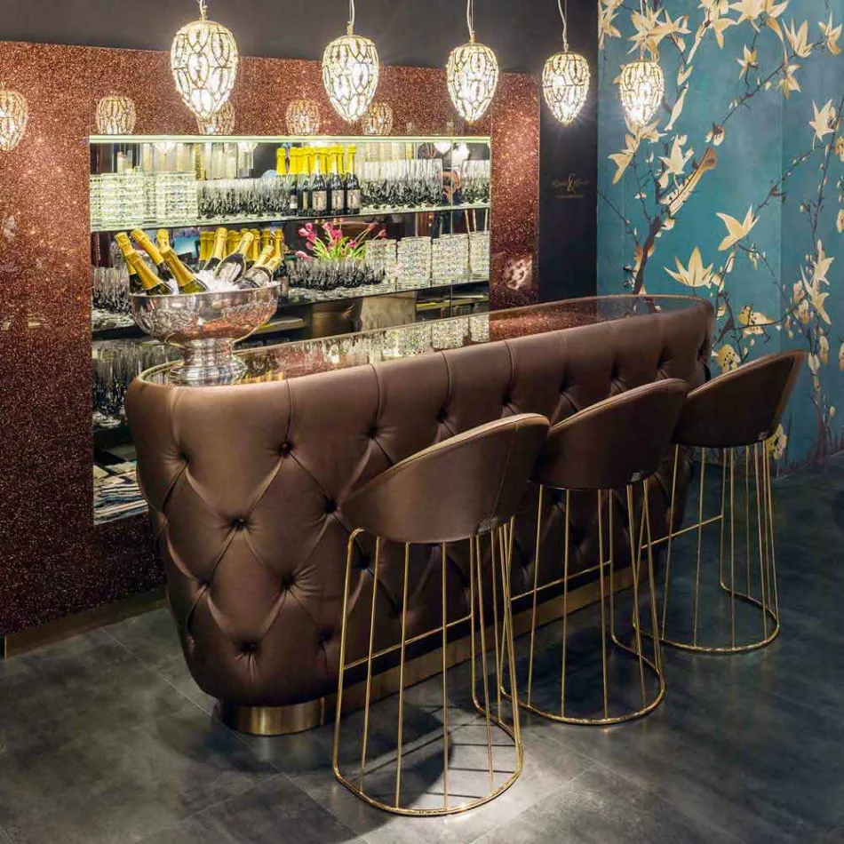 Samtida barstol 100% Made in Italy Dedo Viadurini