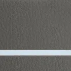 Kökspall i ekologiskt läder och kromat stål Tillverkad i Italien - Nirvana Viadurini