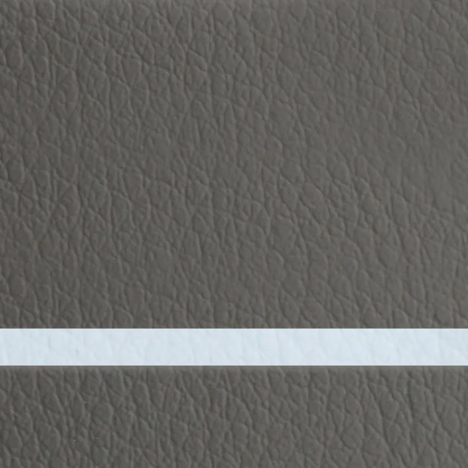 Kökspall i ekologiskt läder och kromat stål Tillverkad i Italien - Nirvana Viadurini