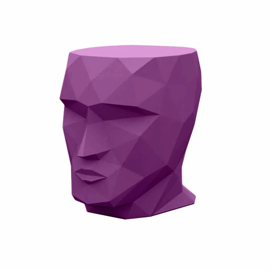 Utomhusstol i form av ett ansikte i en modern design av Adan av Vondom Viadurini