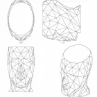 Utomhusstol i form av ett ansikte i en modern design av Adan av Vondom Viadurini