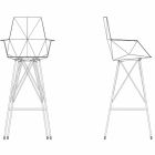 Faz Vondom utomhusstol med armar H 111 cm i polypropen Viadurini