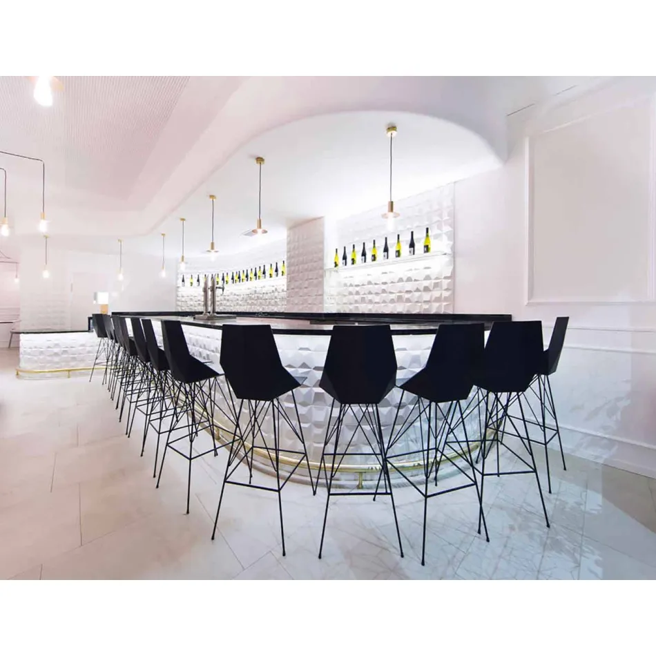 Faz av Vondom utomhusstolar H 111 cm i polypropen och stål Viadurini