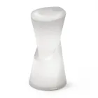 Lysande utomhuspall i vit polyeten Tillverkad i Italien - Jordgubbe Viadurini