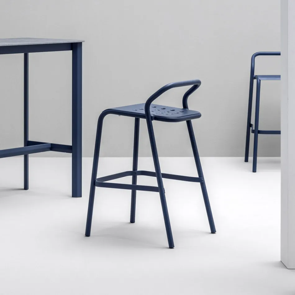 Trädgårdspall aluminiumskal tillverkat i Italien - Noss av Varaschin Viadurini