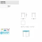 Varaschin System trädstol i stoppat tyg och aluminium Viadurini