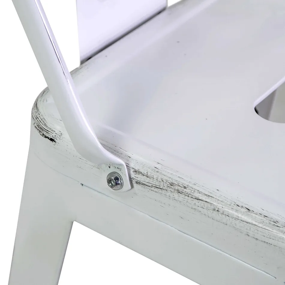 Inomhus och utomhus Järnpall Höjd 94 cm - Pappersvaror Viadurini