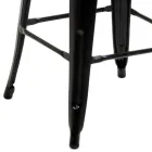 Inomhus- och utomhuspall i järn och trä - Brevpapper Viadurini