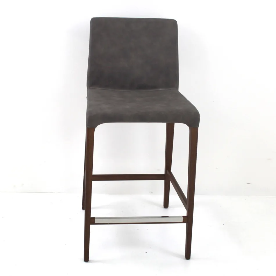 Inomhuspall i ask och konstläder Tillverkad i Italien - Floki Viadurini