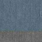 Design Vardagsrumspall i tyg med bård och antracitmetall - Scarat Viadurini