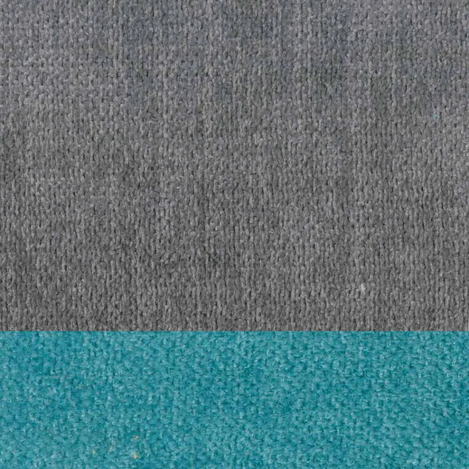 Elegant modern design vardagsrumspall i tyg med kant - Scarat Viadurini