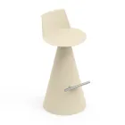 Vardagsrumspall Tillverkad av polyeten med fotstöd - Ellips Viadurini