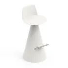 Vardagsrumspall Tillverkad av polyeten med fotstöd - Ellips Viadurini