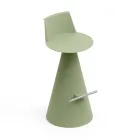 Vardagsrumspall Tillverkad av polyeten med fotstöd - Ellips Viadurini