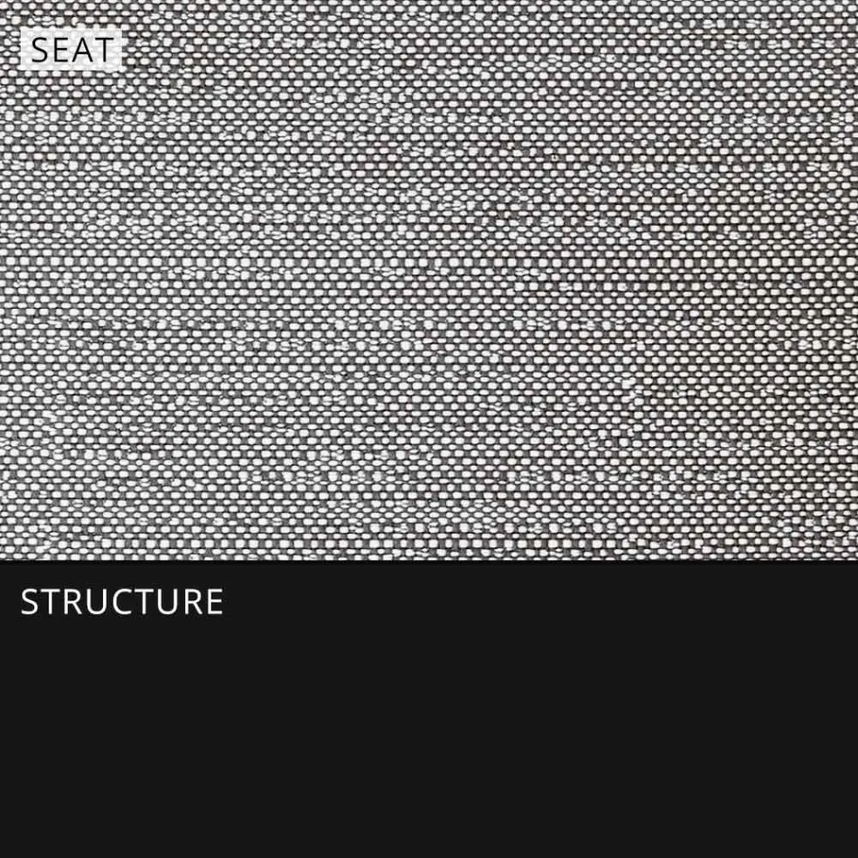 Outdoor Design Pall i högkvalitativ aluminium, 3 delar - Filomena Viadurini