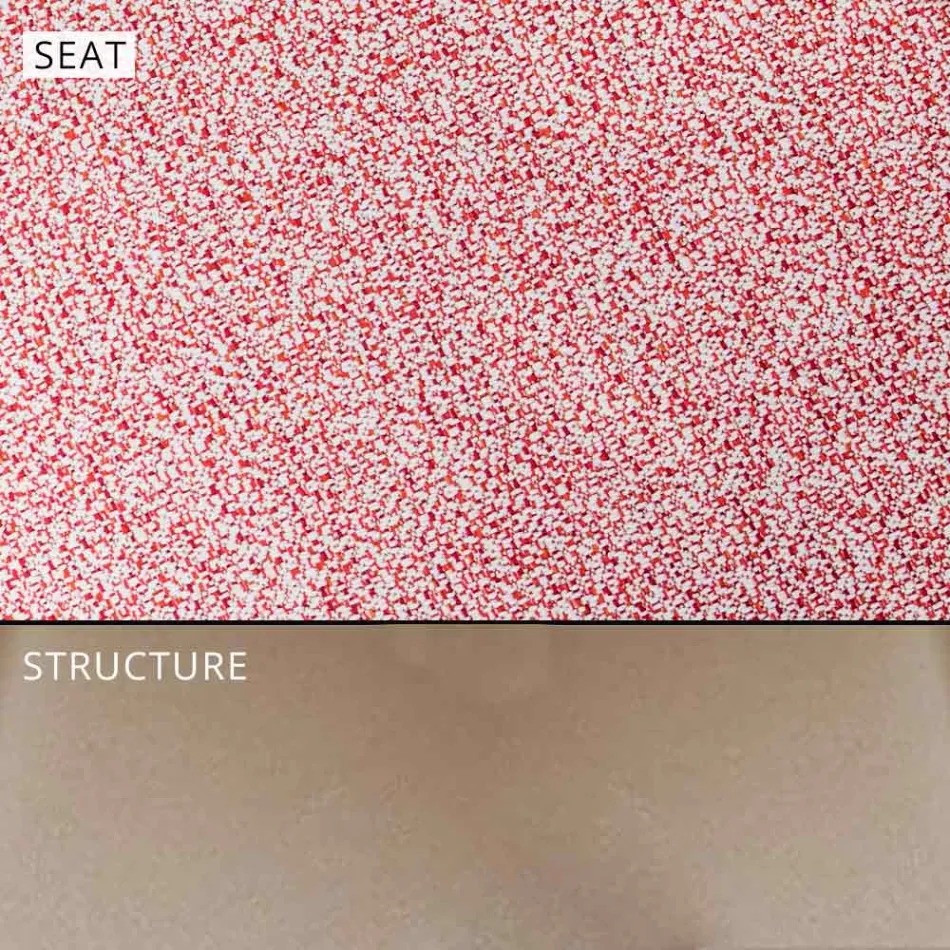 Outdoor Design Pall i högkvalitativ aluminium, 3 delar - Filomena Viadurini