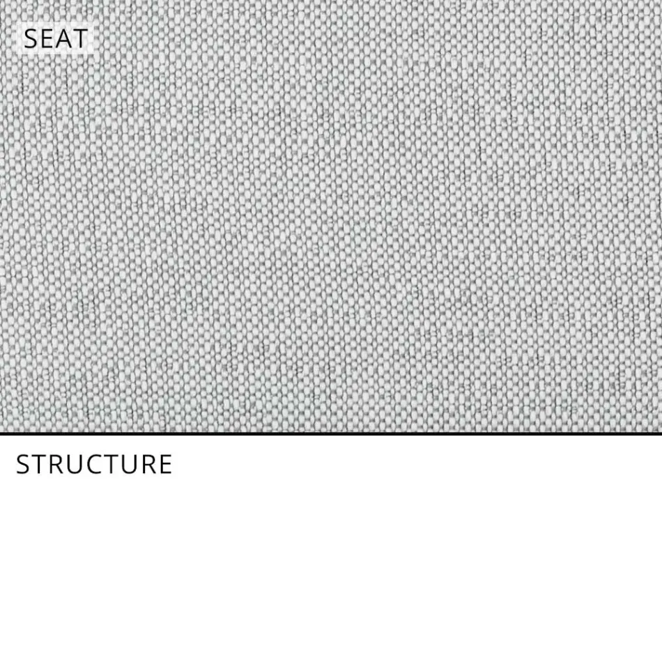 Outdoor Design Pall i högkvalitativ aluminium, 3 delar - Filomena Viadurini