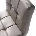 Modern lyftdesignpall, Faux Leather Seat - Delfina Viadurini