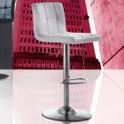 Modern lyftdesignpall, Faux Leather Seat - Delfina Viadurini